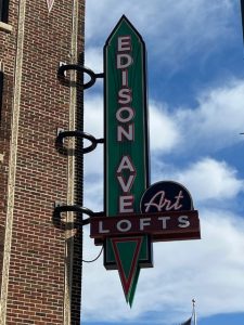 Edison Ave Art Loft sign Granite City IL