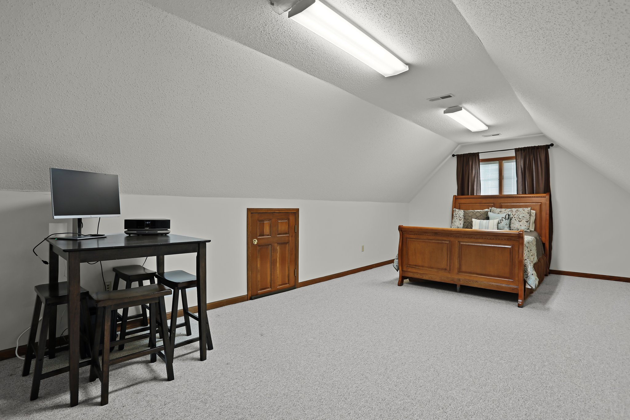 Spacious Bedroom or Bonus Room with Berber Carpet